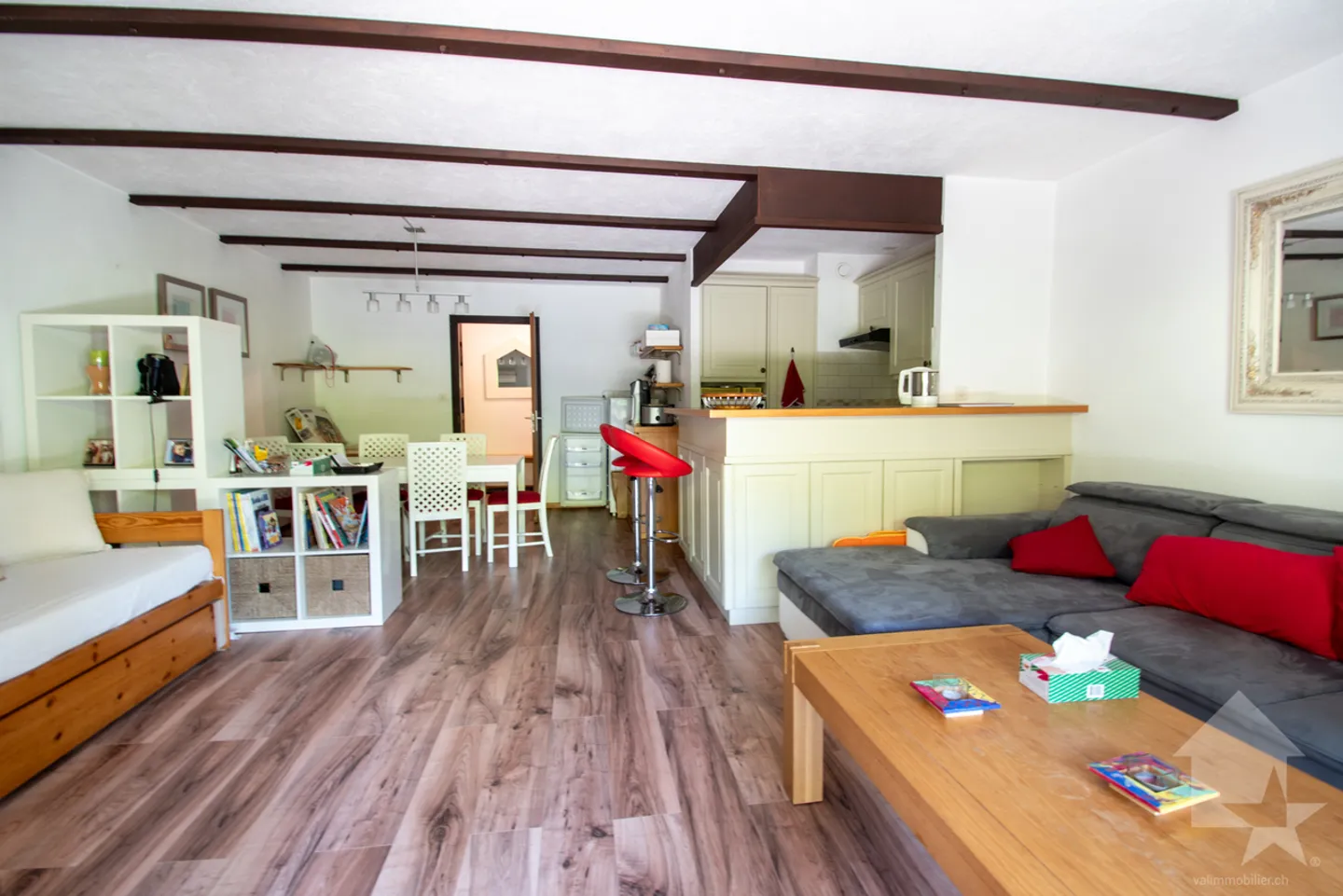 Torgon, 3,5 Zimmer Erdgeschoss in der Residenz "Le Châble" - Foto 6 von 17
