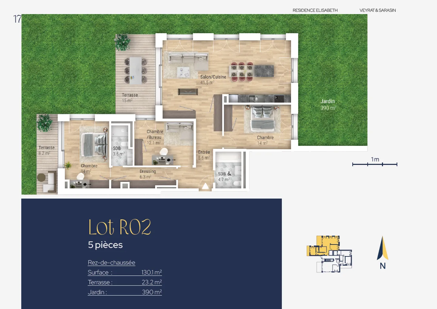 Zeitgemäße Gartenwohnung - Foto 7 von 7