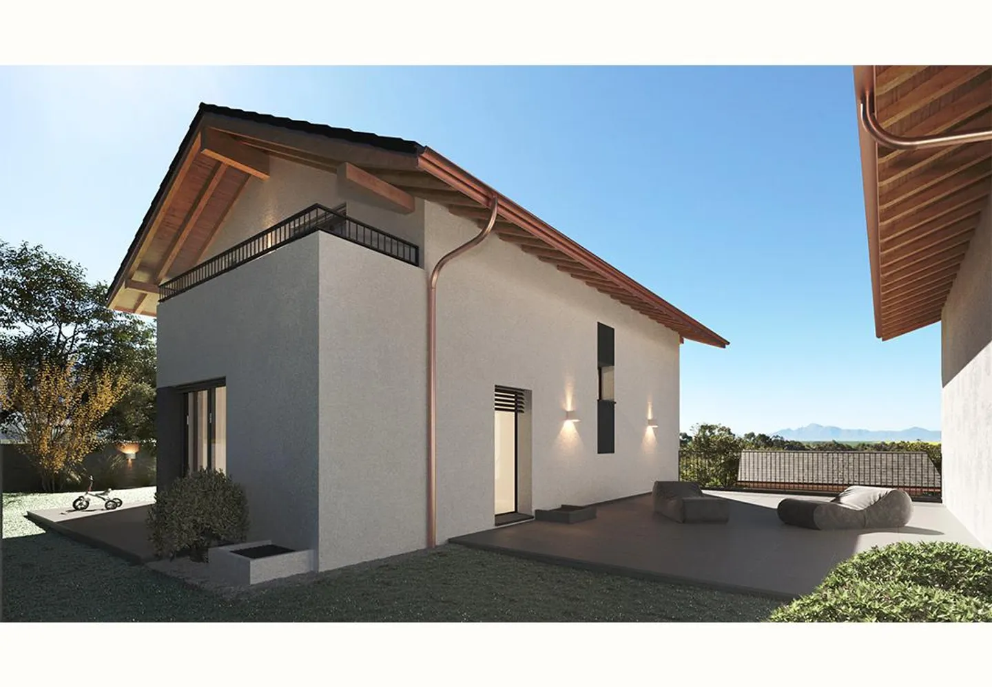 New Promotion "Les Collondels": 5 spacious family houses with 6.5 rooms and a private studio in Surpierre - Photo 5 of 6