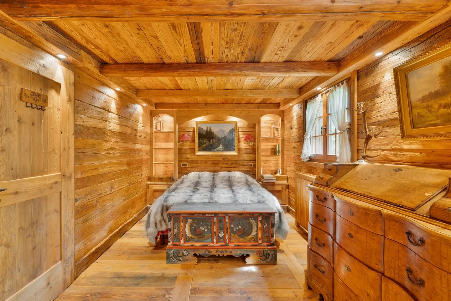 Außergewöhnliches Chalet nur wenige Schritte vom Crans-Montana Golfplatz entfernt - Foto 7 von 22