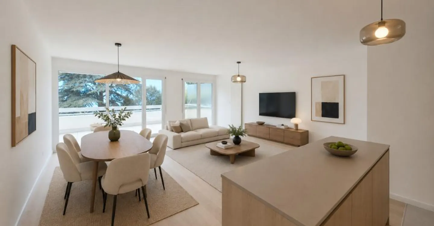 Appartement Charmant avec Vue sur le Lac - Photo 3 sur 13