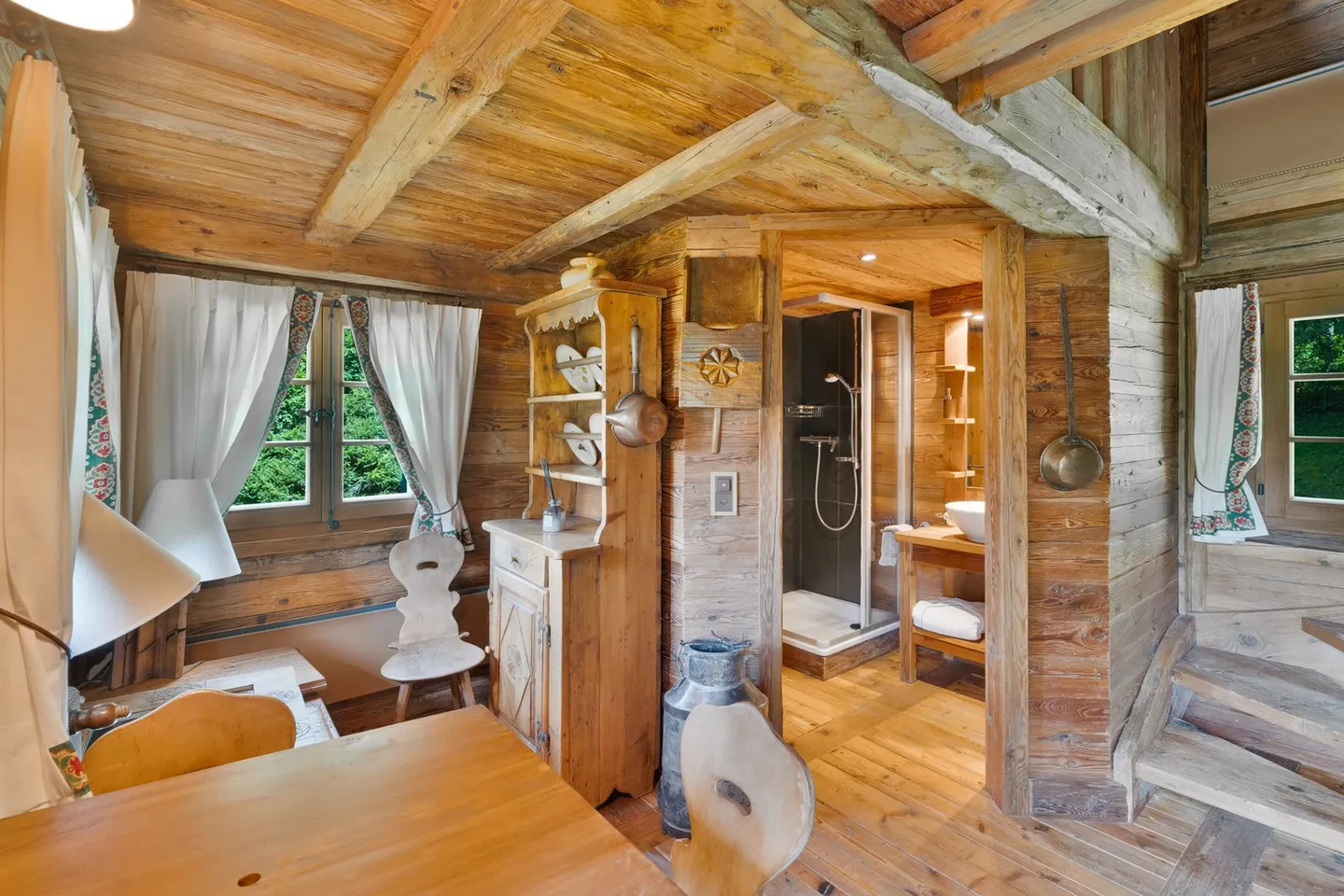 Außergewöhnliches Chalet nur wenige Schritte vom Crans-Montana Golfplatz entfernt - Foto 21 von 22