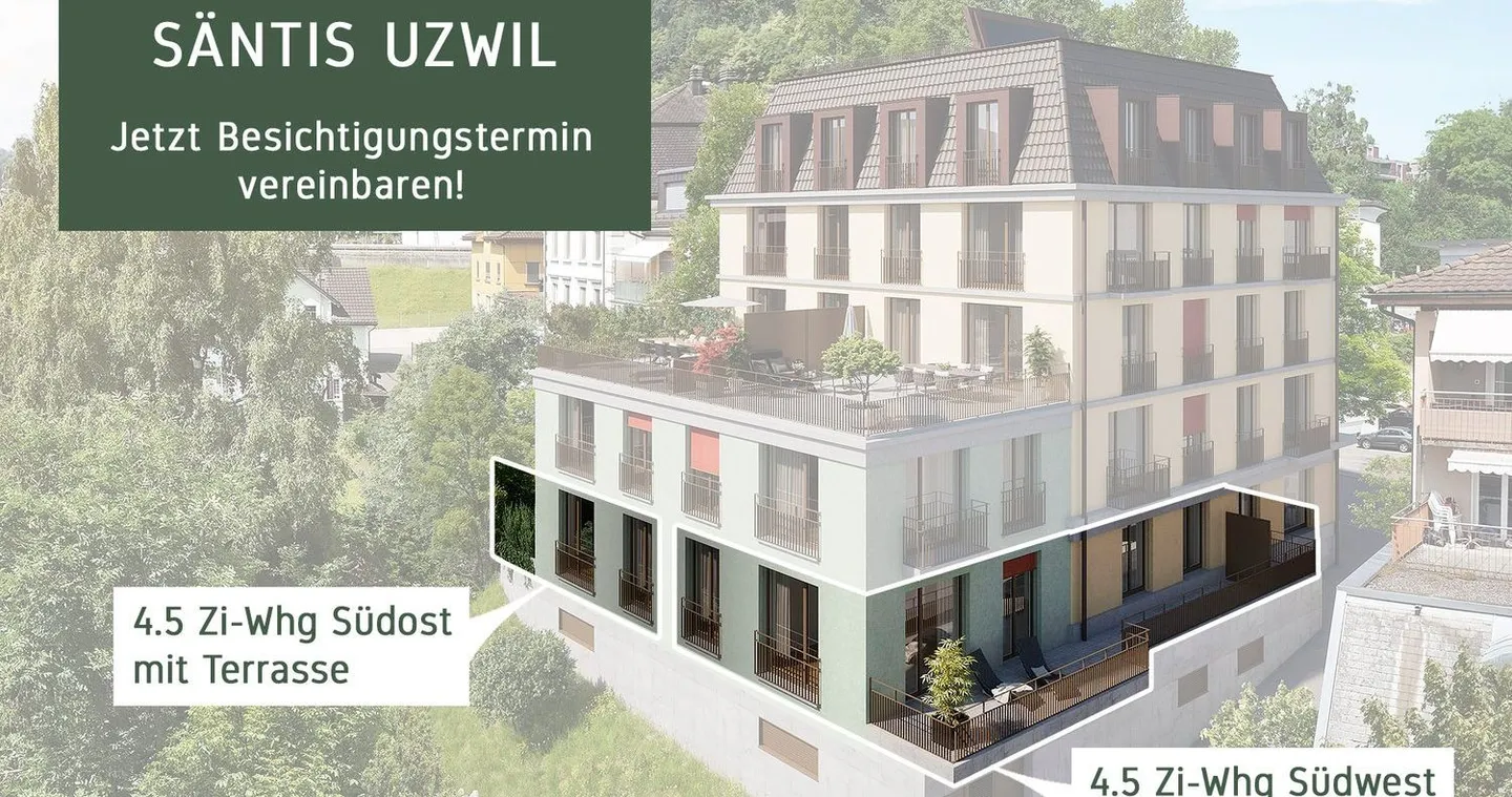 Attractive New Apartments Säntis-Uzwil.ch including Parking - Photo 5 of 5