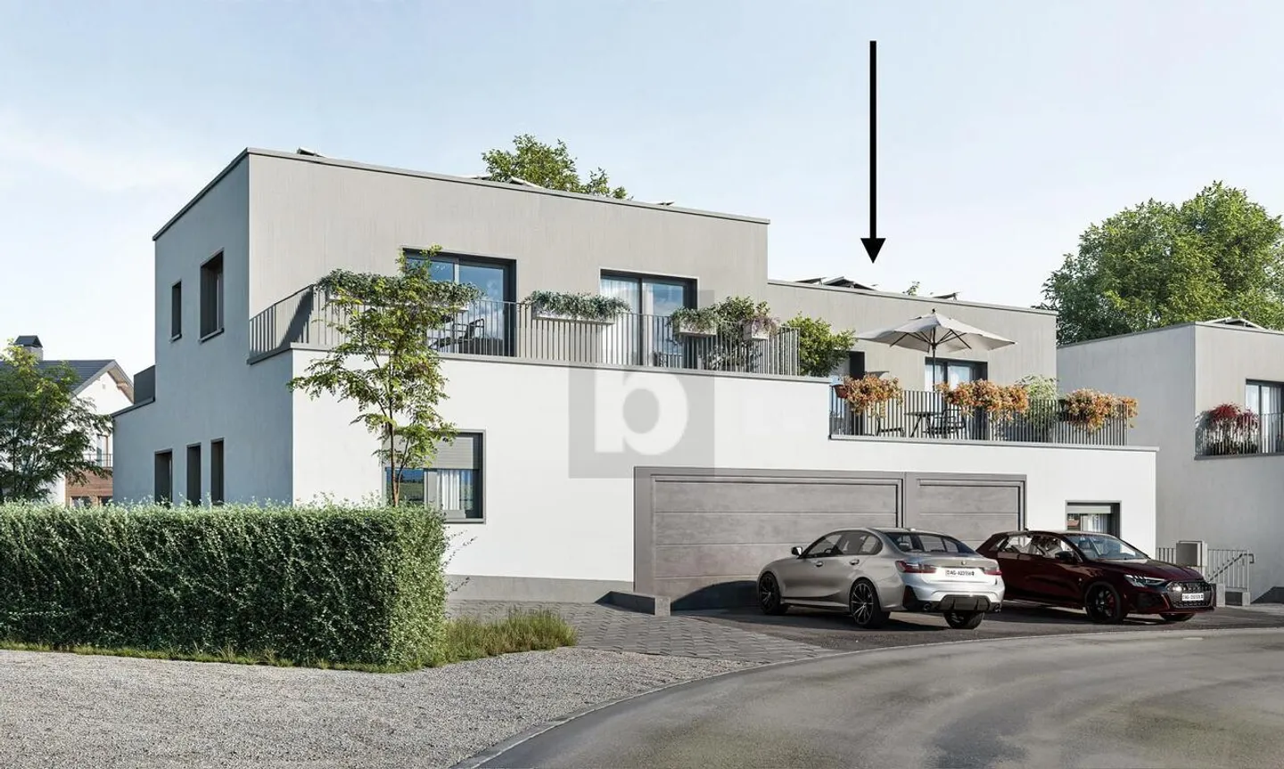 Moderner Doppelhaushälfte mit Garten - Foto 1 von 6