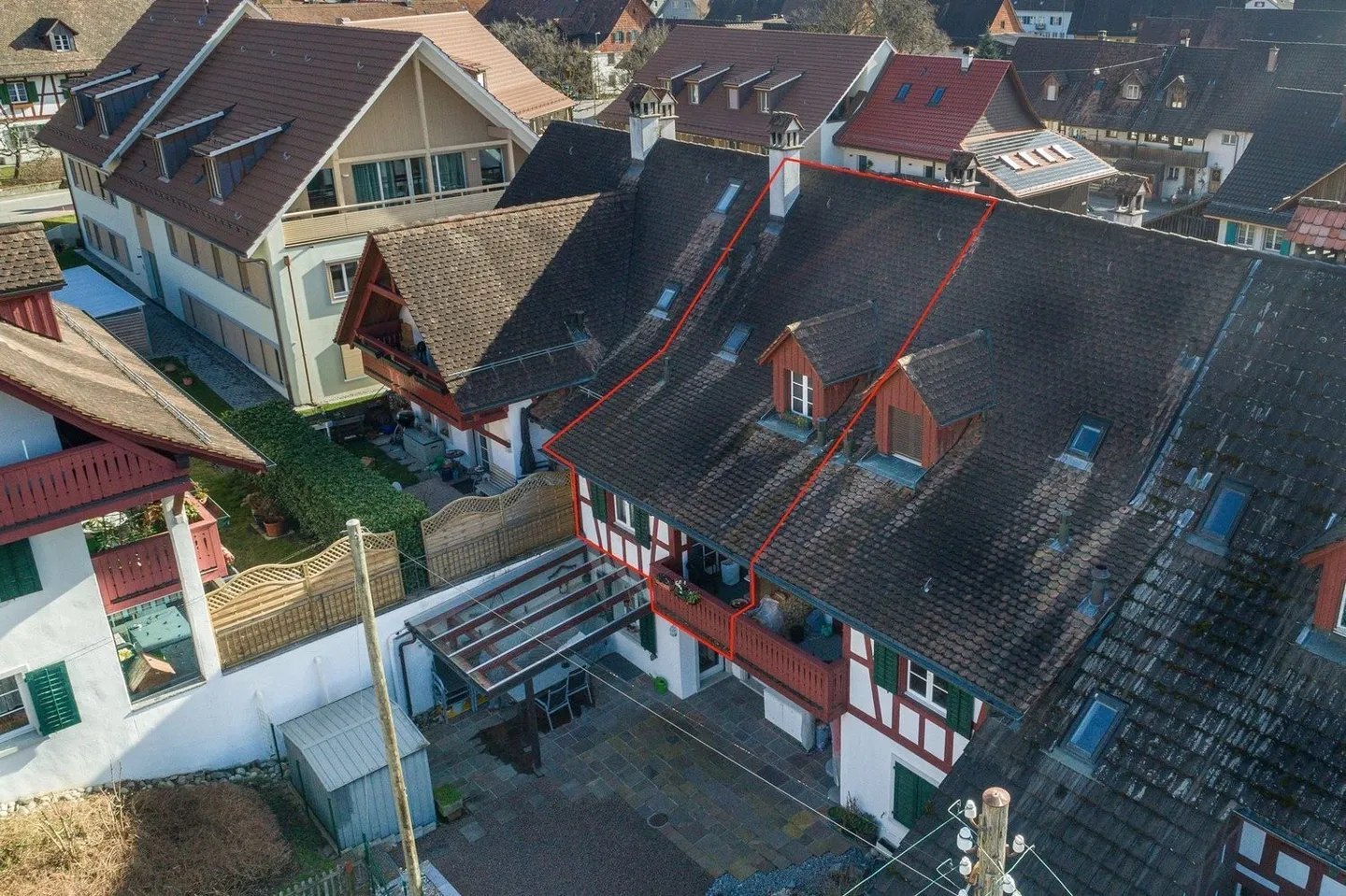 Appartamento duplex 4.5 camere affascinante in una casa a schiera storica - Foto 13 di 13