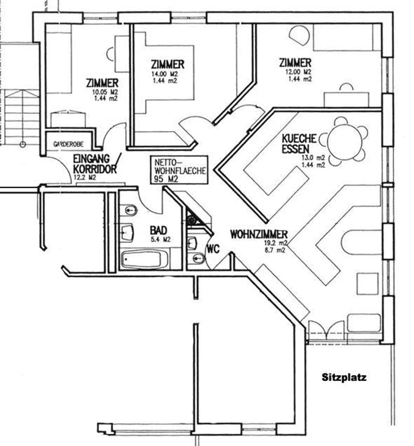 Charmante 4.5 Zimmerwohnung - Foto 7 von 7