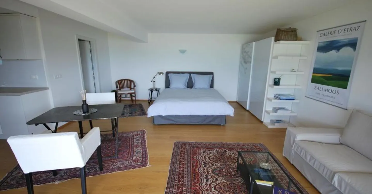 Wunderschönes möbliertes Studio in einer Architektenvilla mit atemberaubendem Blick - Foto 7 von 7