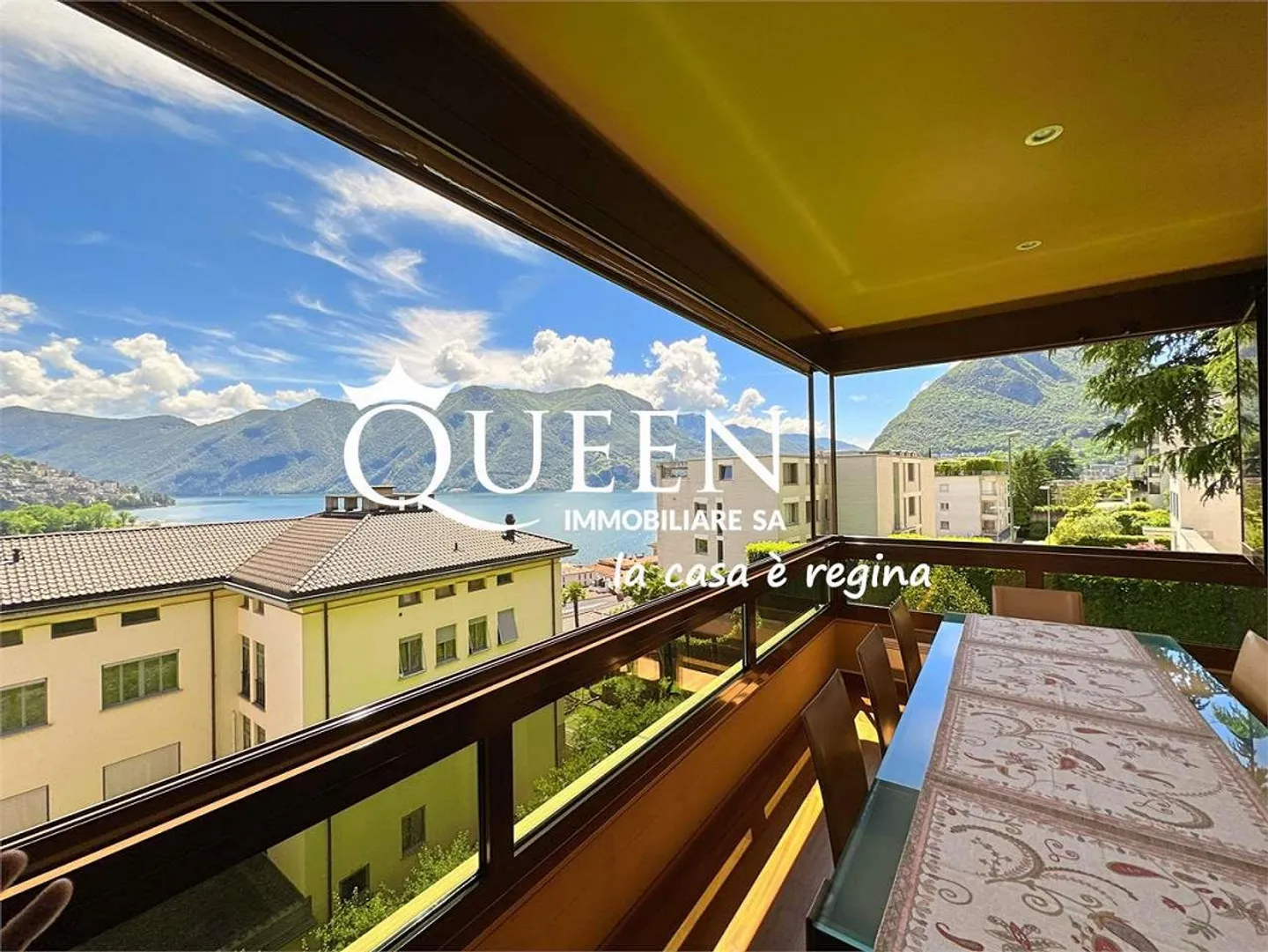 Lugano centre : appartement 5,5 pièces, 200 m², avec vue sur le lac, piscine - Photo 6 sur 13