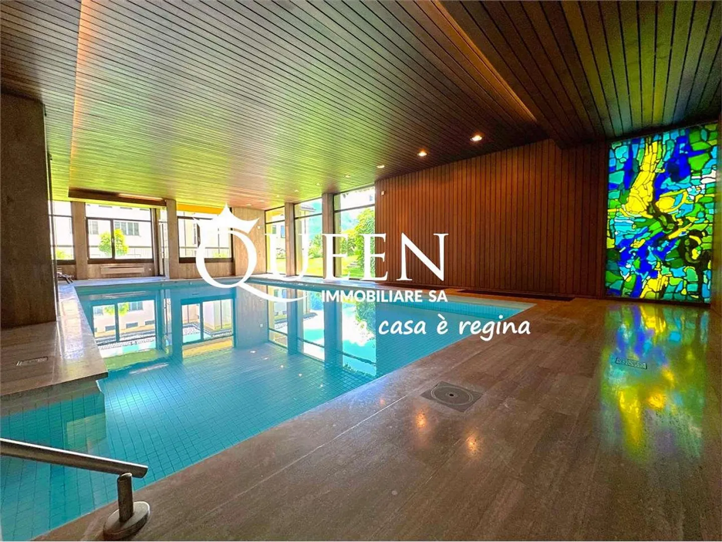 Lugano centre : appartement 5,5 pièces, 200 m², avec vue sur le lac, piscine - Photo 13 sur 13