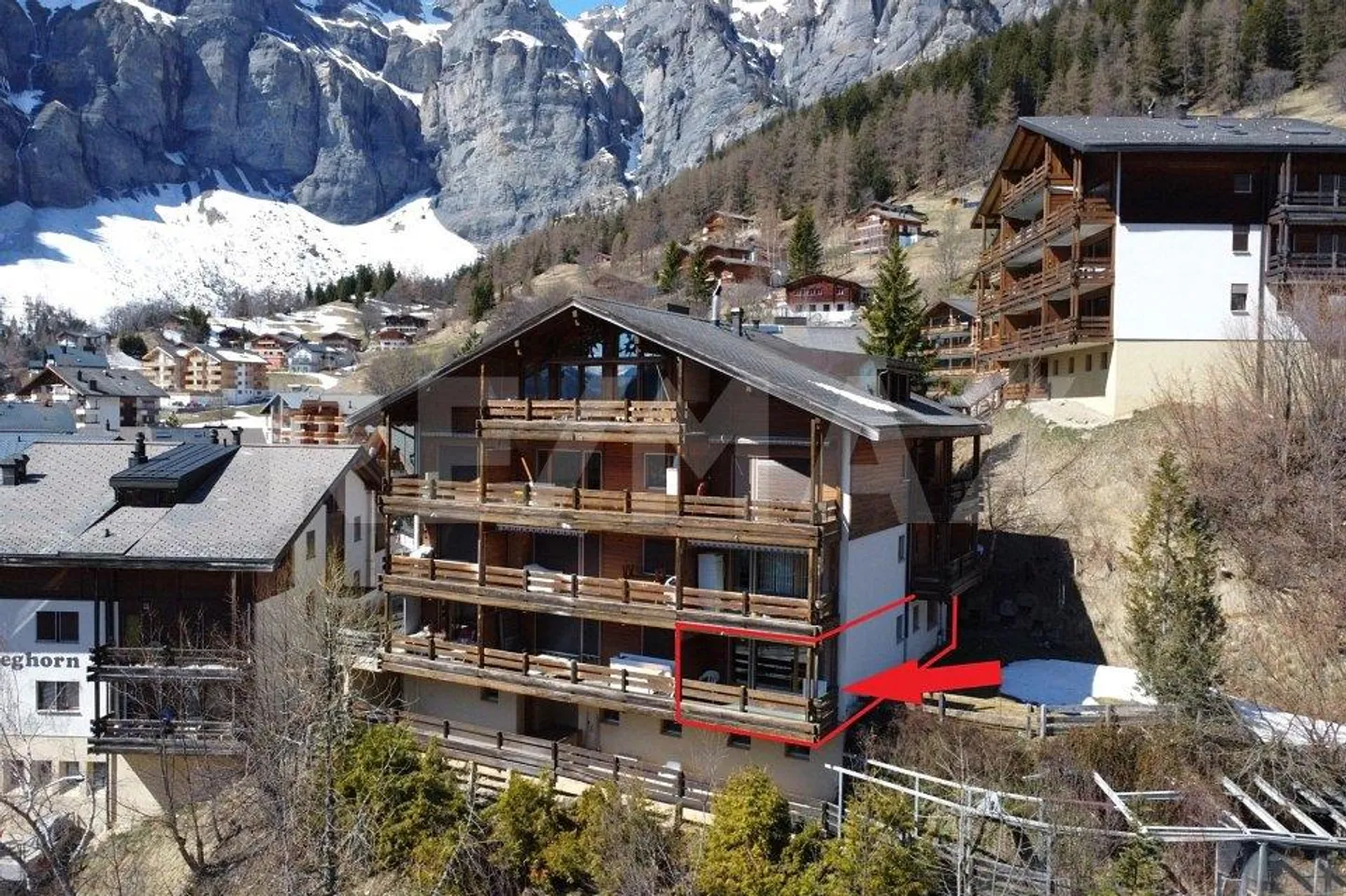 Charmante Wohnung in Leukerbad - Foto 1 von 13