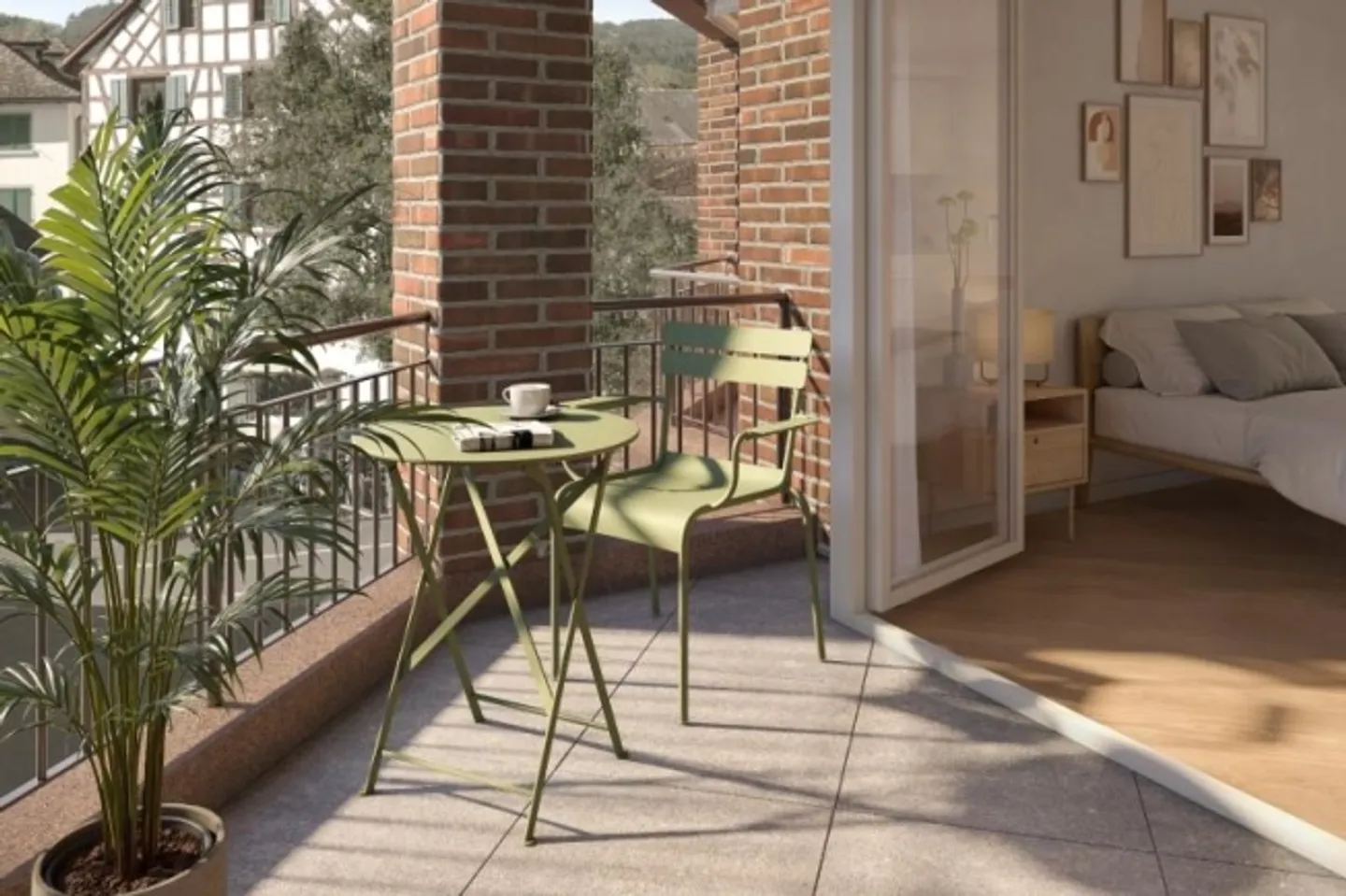 Appartamenti climatizzati di 2,5 stanze con concierge, palestra e piscina - Foto 3 di 11