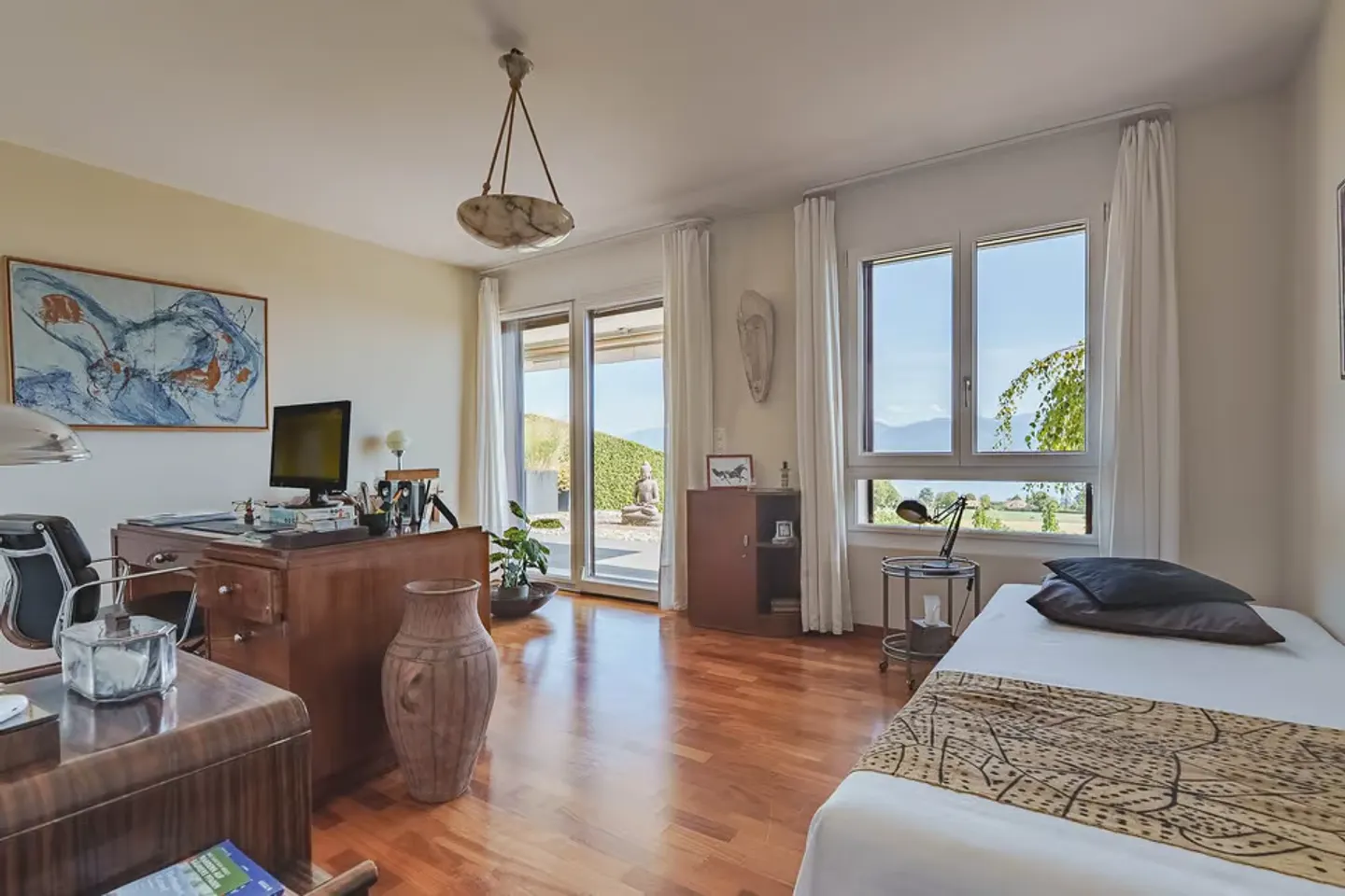Bursinel - 135 m2 Wohnung mit 116 m2 Terrasse, mit Blick auf den See - Foto 7 von 12