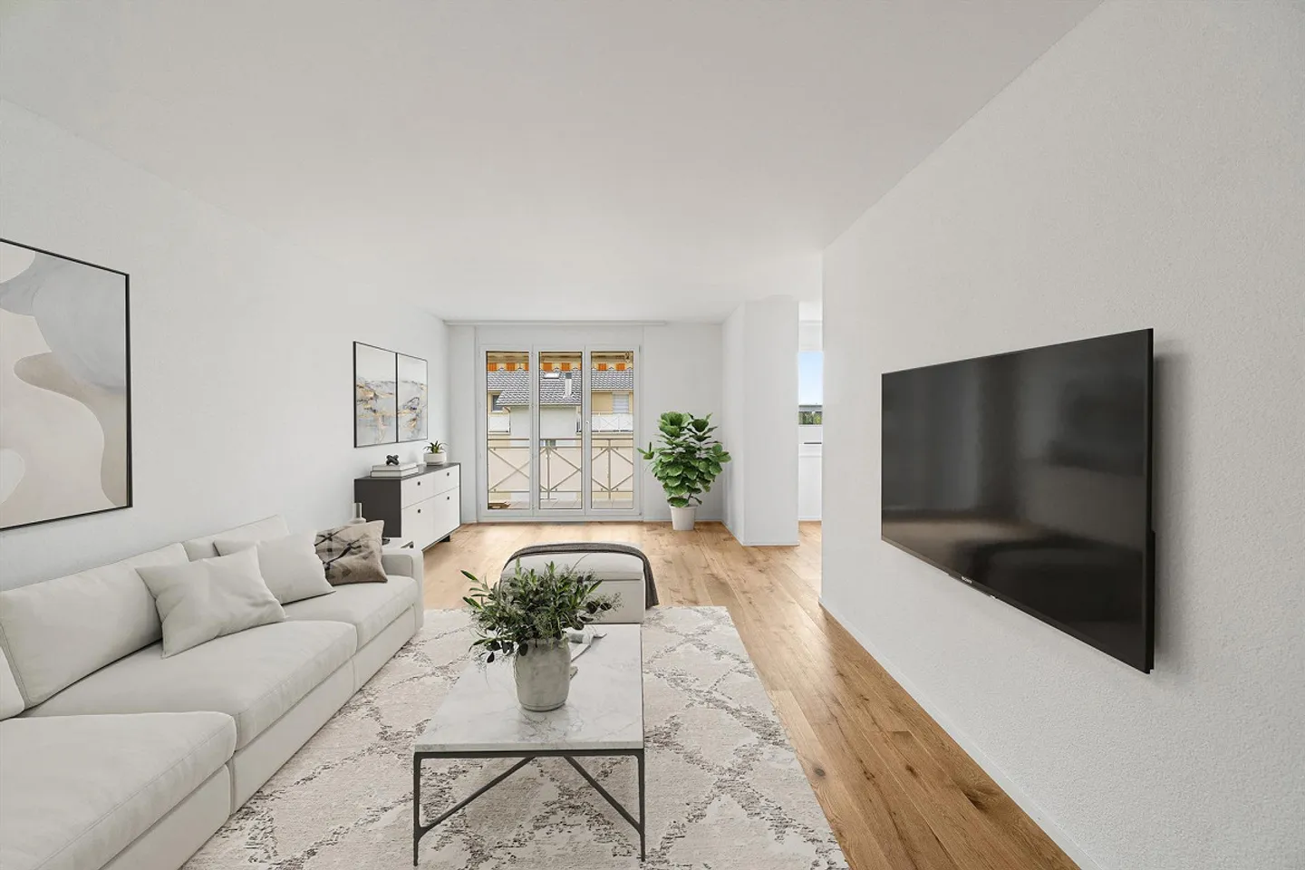 Erstbezug nach Renovation: Modern wohnen mit grossem Balkon - Foto 2 von 15