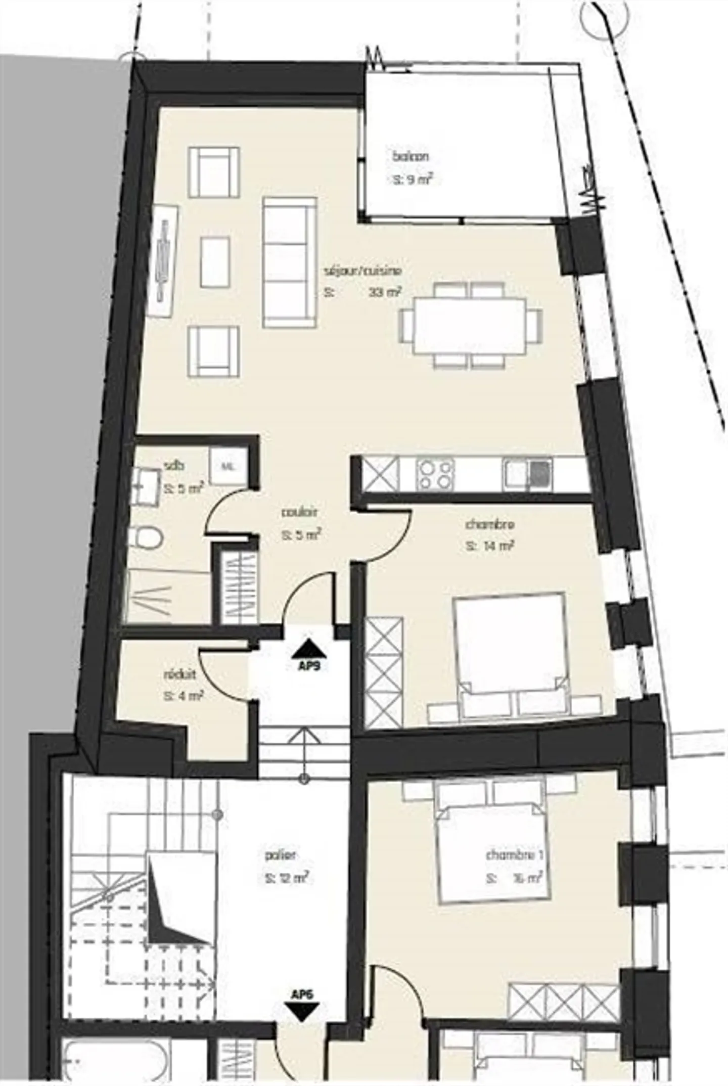 New Construction - The Construction Site Has Begun 2.5-Room Apartment with Balcony - Photo 10 of 12