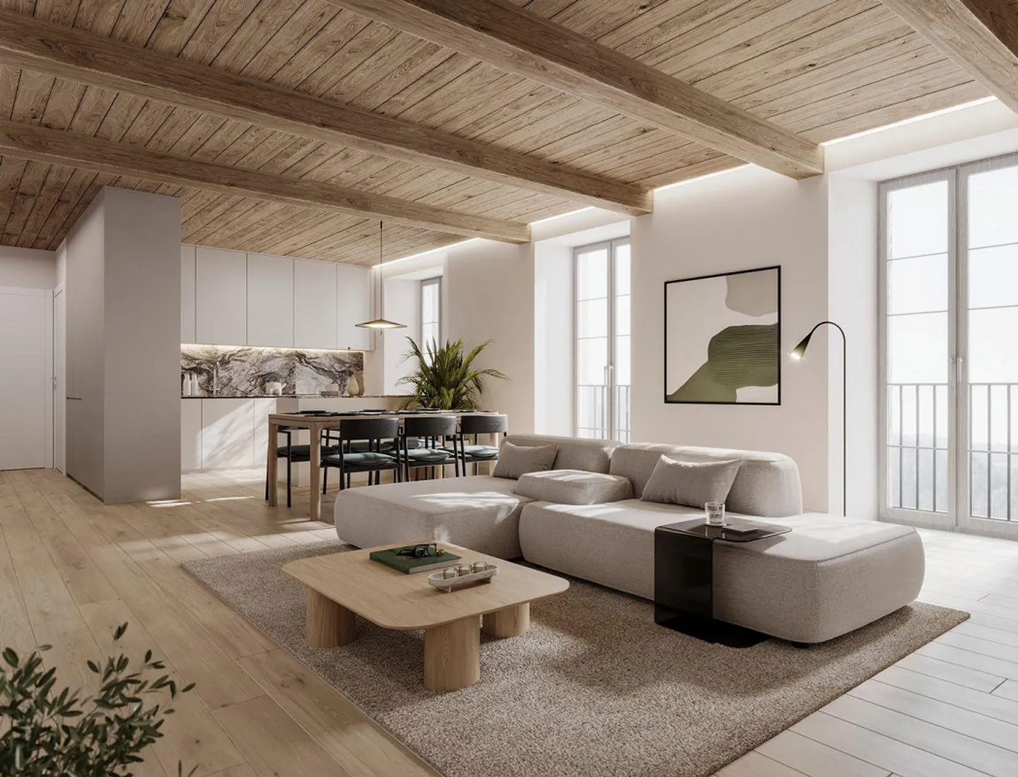 Residenza Contrada Cappuccini - Appartamento di 4,5 locali al primo piano nel cuore di Locarno (seconda casa) - Foto 4 di 6