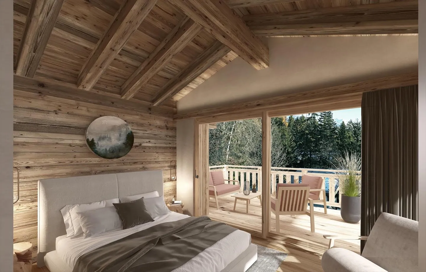 Luxurious 5.5 Room Chalet in Crans-Montana Off-Plan (with Building Permit) - Photo 3 of 11
