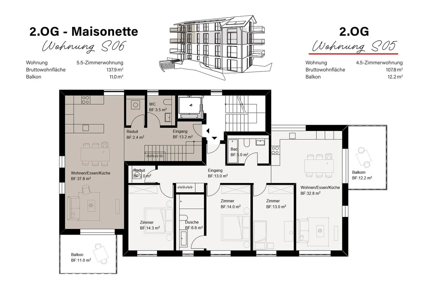 NEW CONSTRUCTION - spacious 4.5-room apartment - Photo 1 of 3
