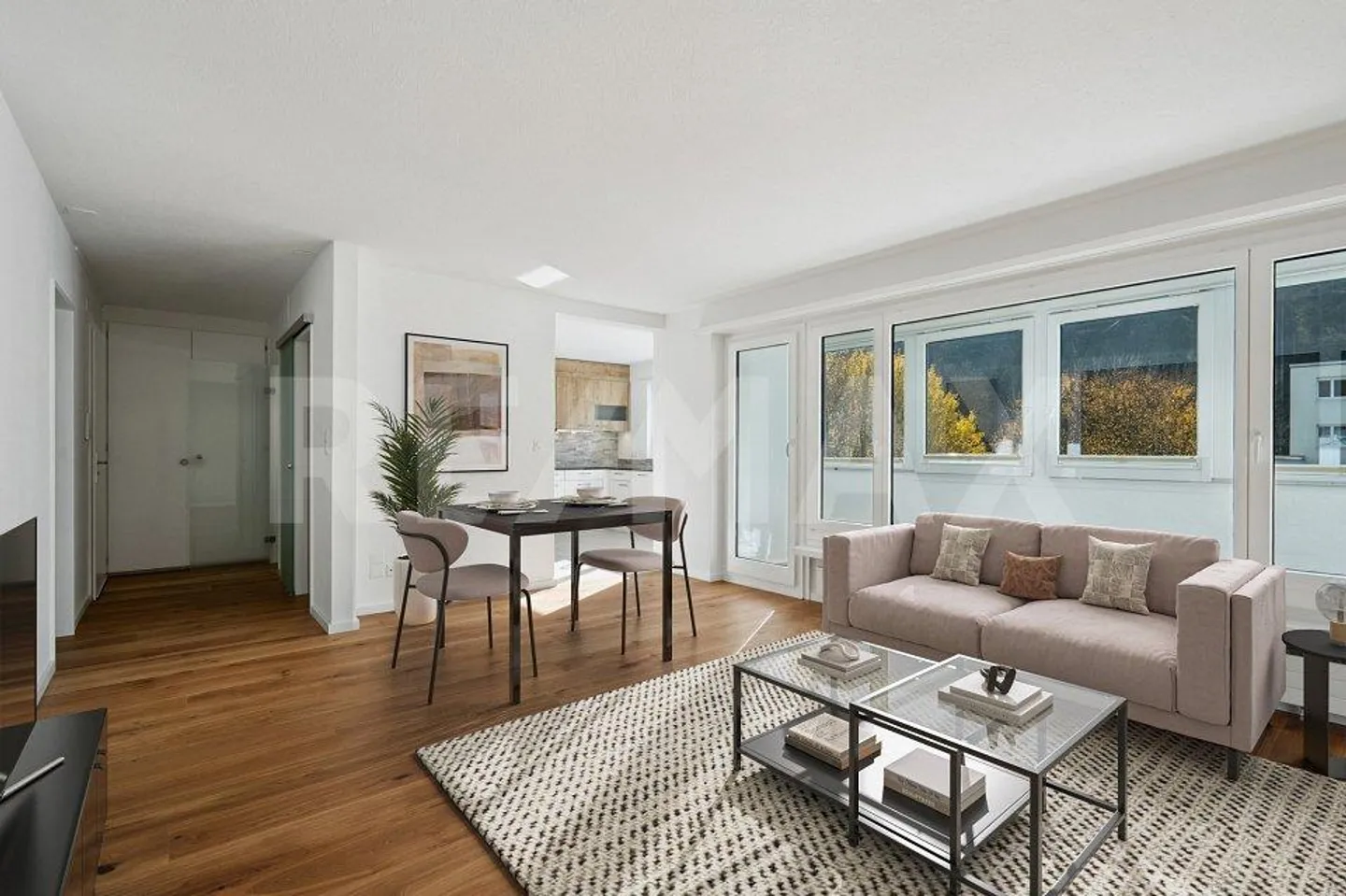 Récemment rénové et proche de la nature : Appartement stylé de 3,5 pièces - Photo 1 sur 13