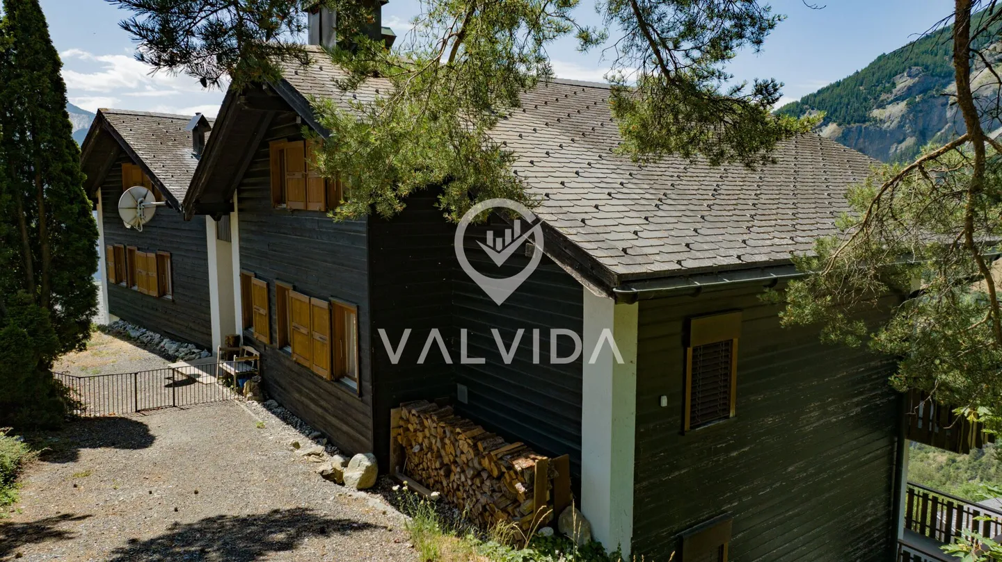 Incantevole appartamento duplex di 3,5 locali con vista mozzafiato ad Albinen - Foto 13 di 14