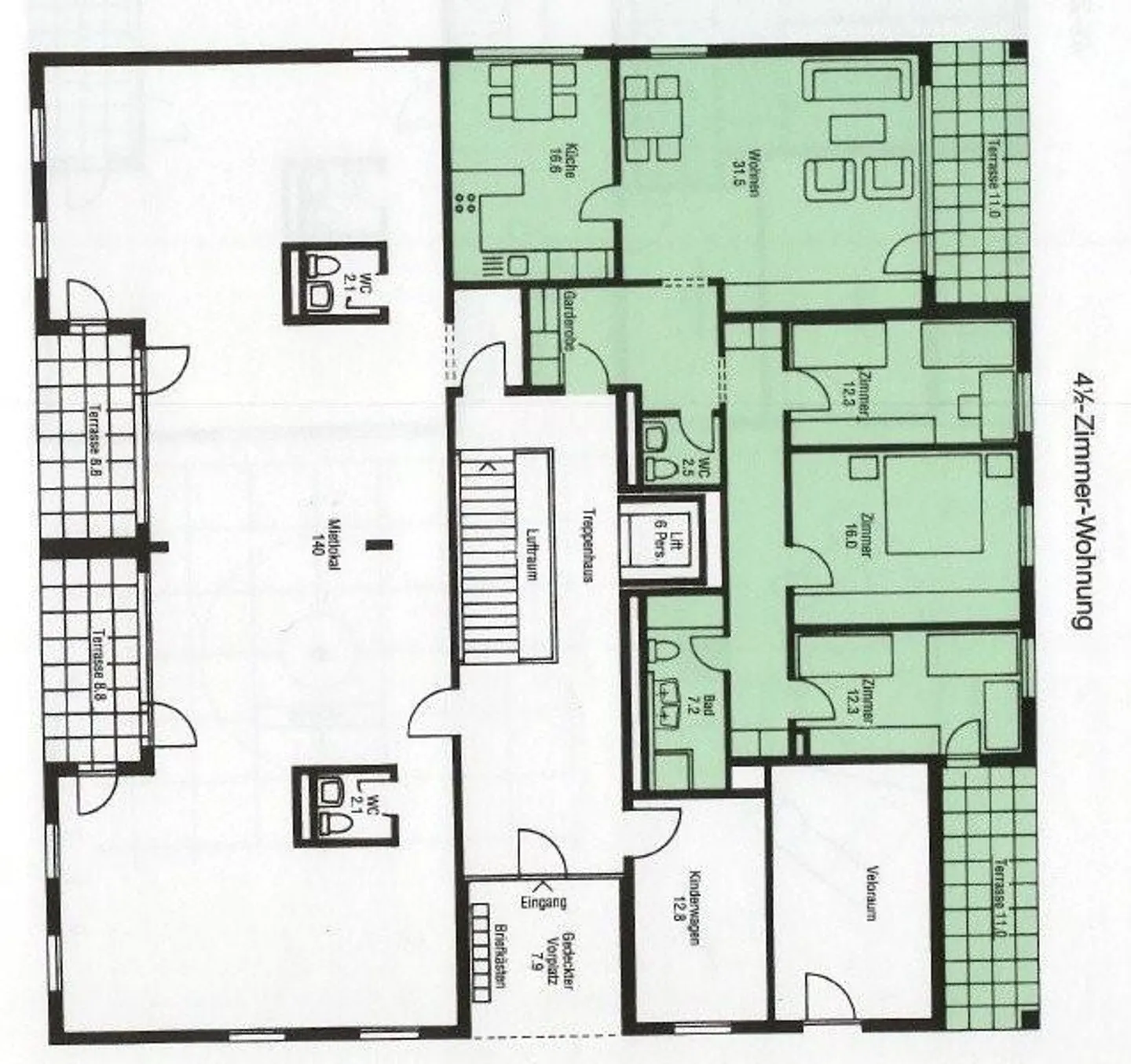 Appartamento familiare spazioso in una zona tranquilla - Foto 9 di 10