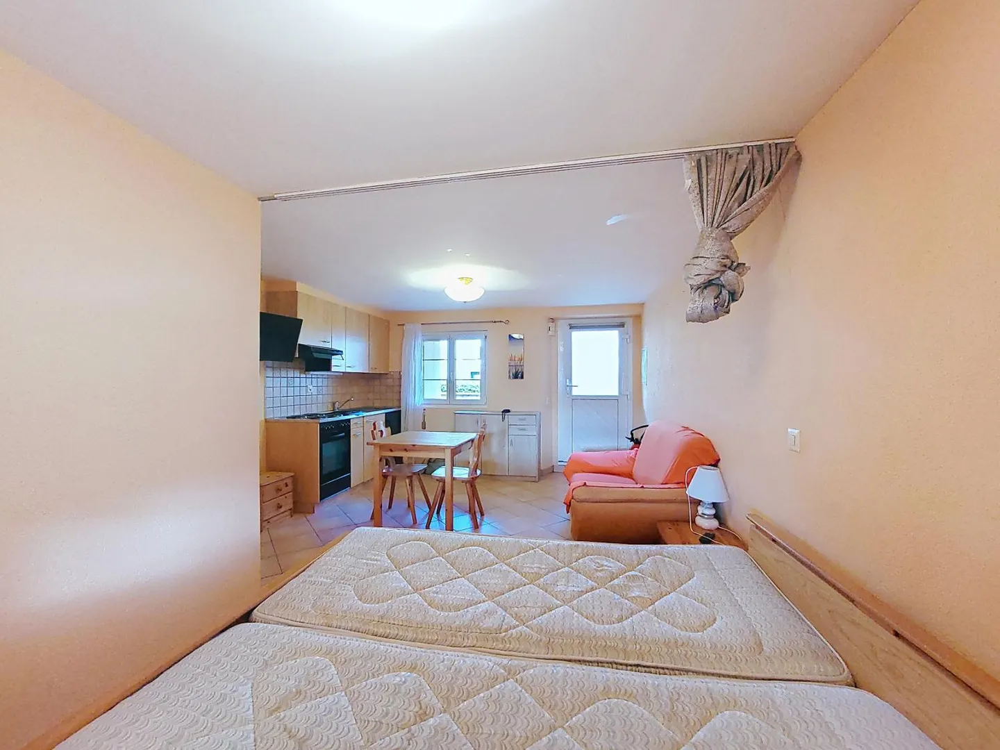 Monolocale arredato a Saxon - posizione ideale all'ingresso del villaggio - Foto 6 di 8