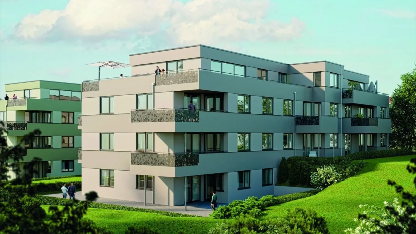 2.5 Zimmerwohnung mit Sitzplatz - Foto 1 von 12