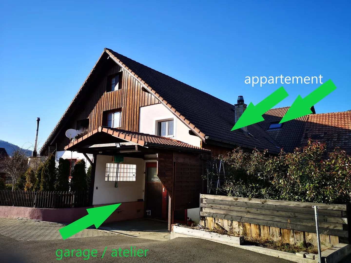 Baisse de prix : grand duplex au centre du village avec garage et atelier, libre de suite - Foto 4 von 30