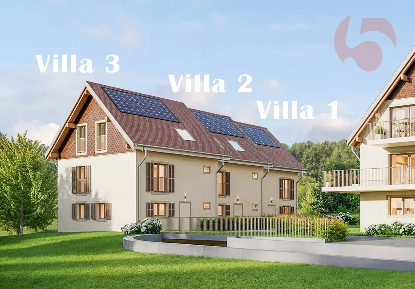 Verkauf nach Plänen in Rueyres: 6,5-Zimmer-Villen mit 150 m2 Wohnfläche und schöner Aussicht - Foto 1 von 13