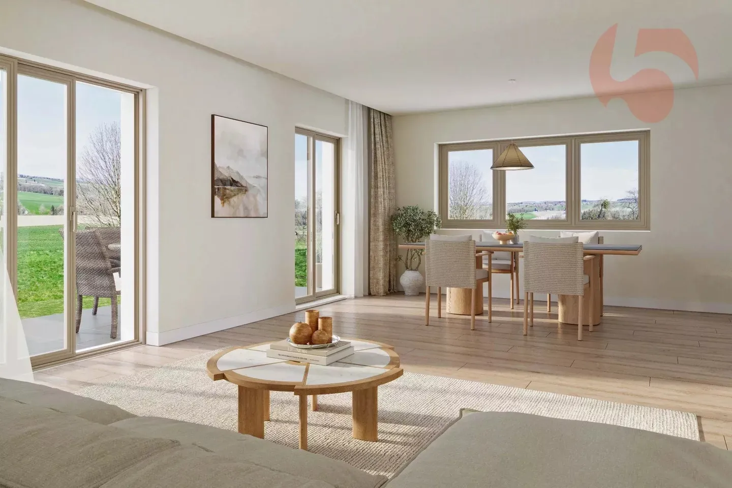 Verkauf nach Plänen in Rueyres: 6,5-Zimmer-Villen mit 150 m2 Wohnfläche und schöner Aussicht - Foto 6 von 13