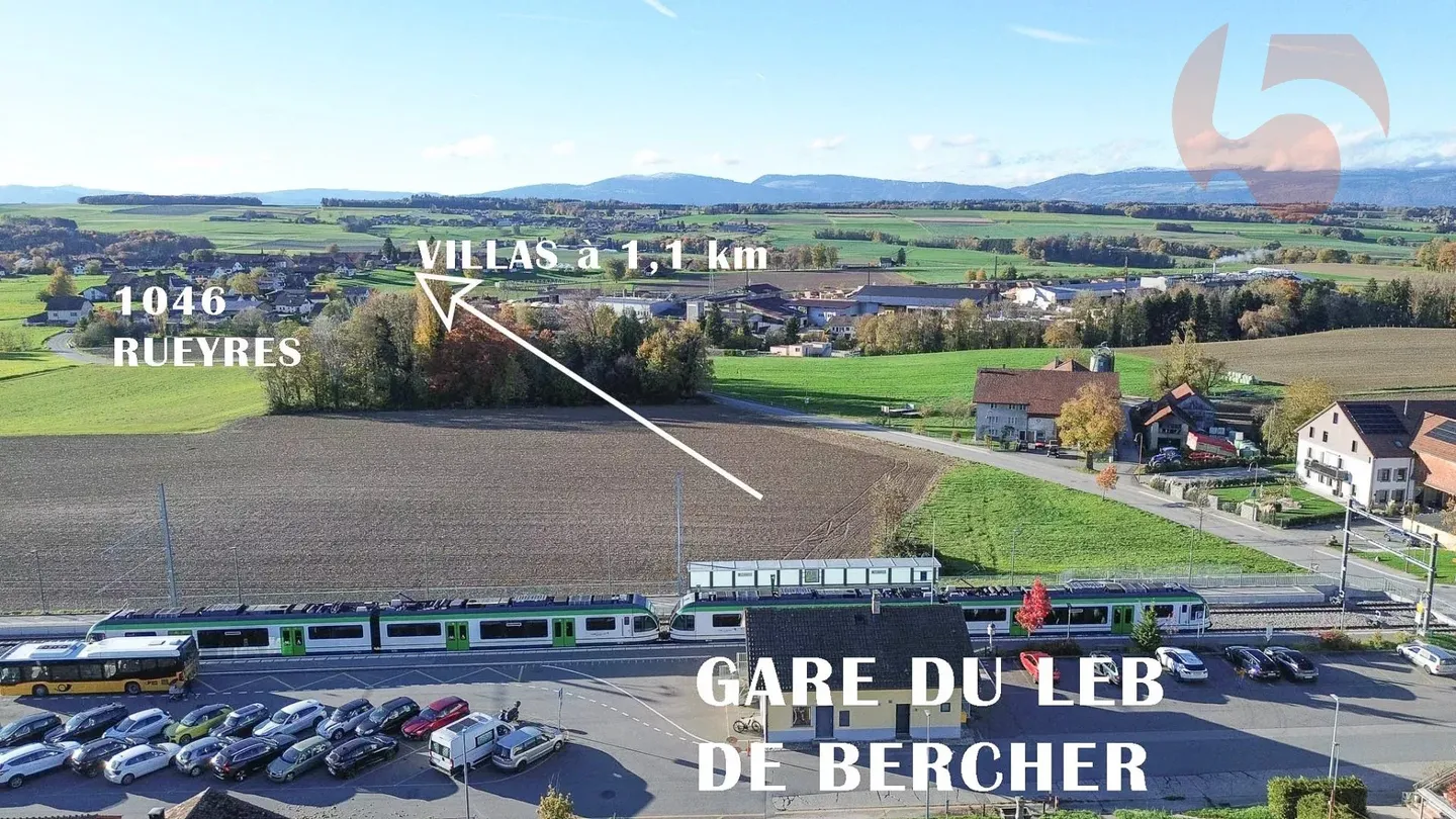 Verkauf nach Plänen in Rueyres: 6,5-Zimmer-Villen mit 150 m2 Wohnfläche und schöner Aussicht - Foto 8 von 13