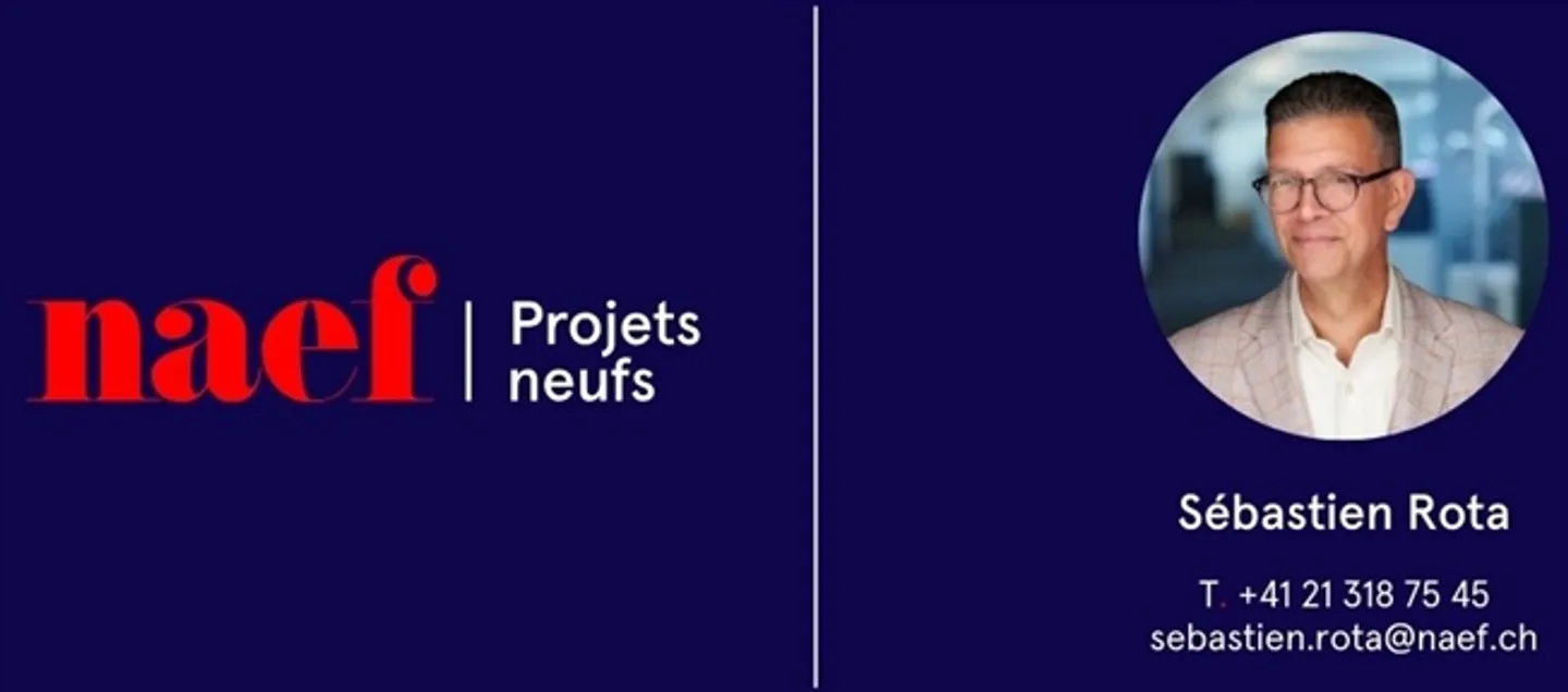 Los B4 - Nuovo appartamento di 2,5 stanze al 1° piano e a pochi passi dal lago - Progetto di nuova costruzione Grand'Rive - In vendita a Villeneuve - Foto 7 di 7