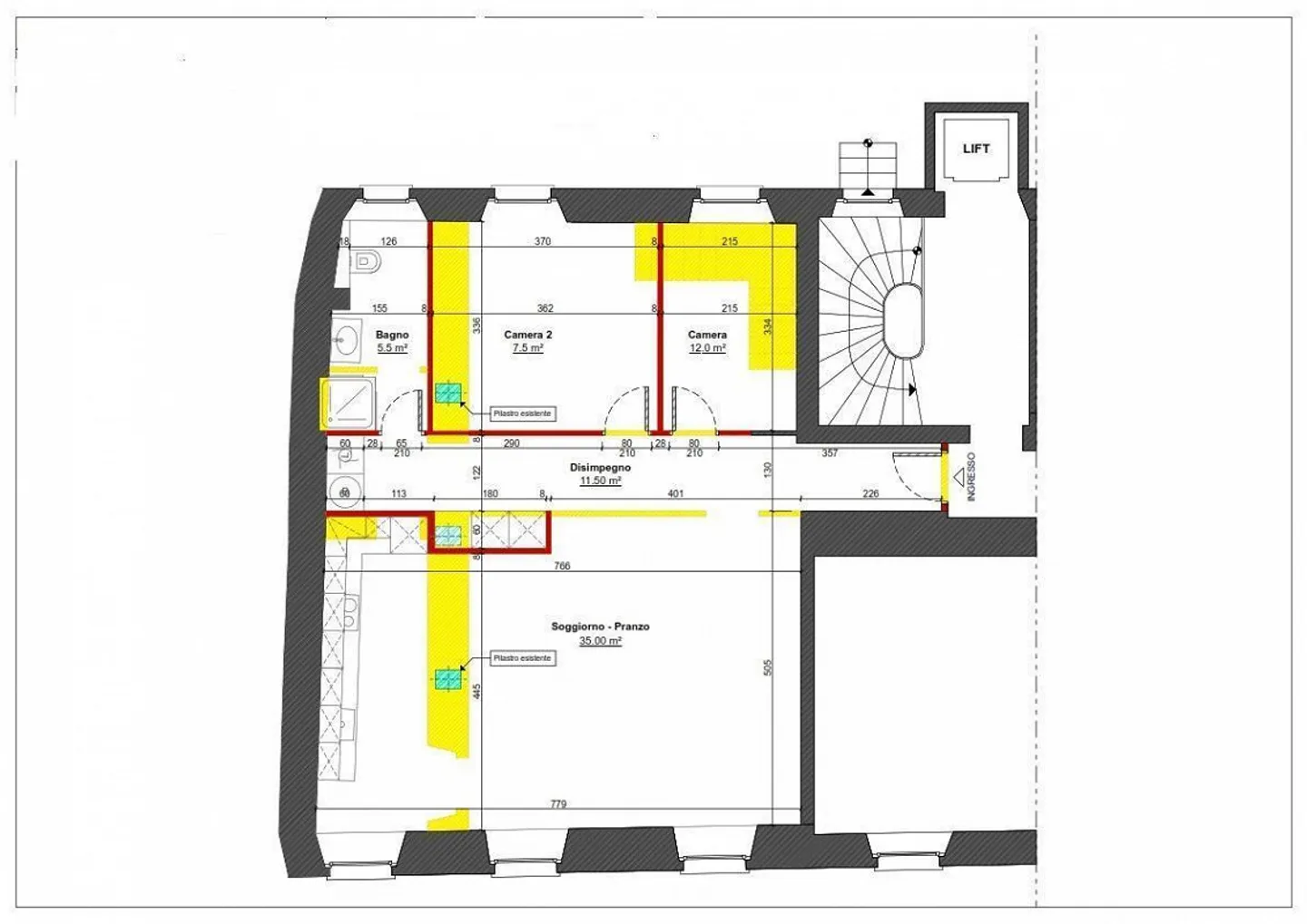 Bright 3.5 Rooms Under Total Renovation - Central Location - Photo 3 of 4