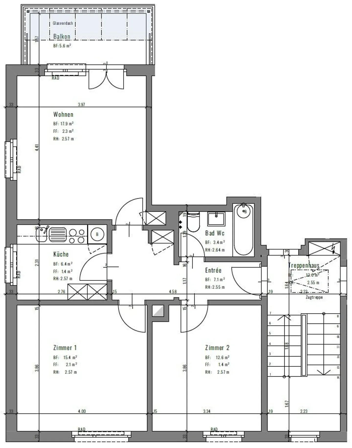 Modernes 3-Zimmer-Apartment - Foto 10 von 10