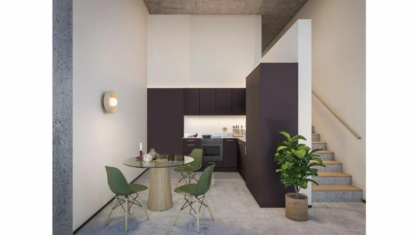 MEINEN-Areal: Appartamento duplex elegante di 2,5 stanze incluso studio privato - Foto 2 di 5