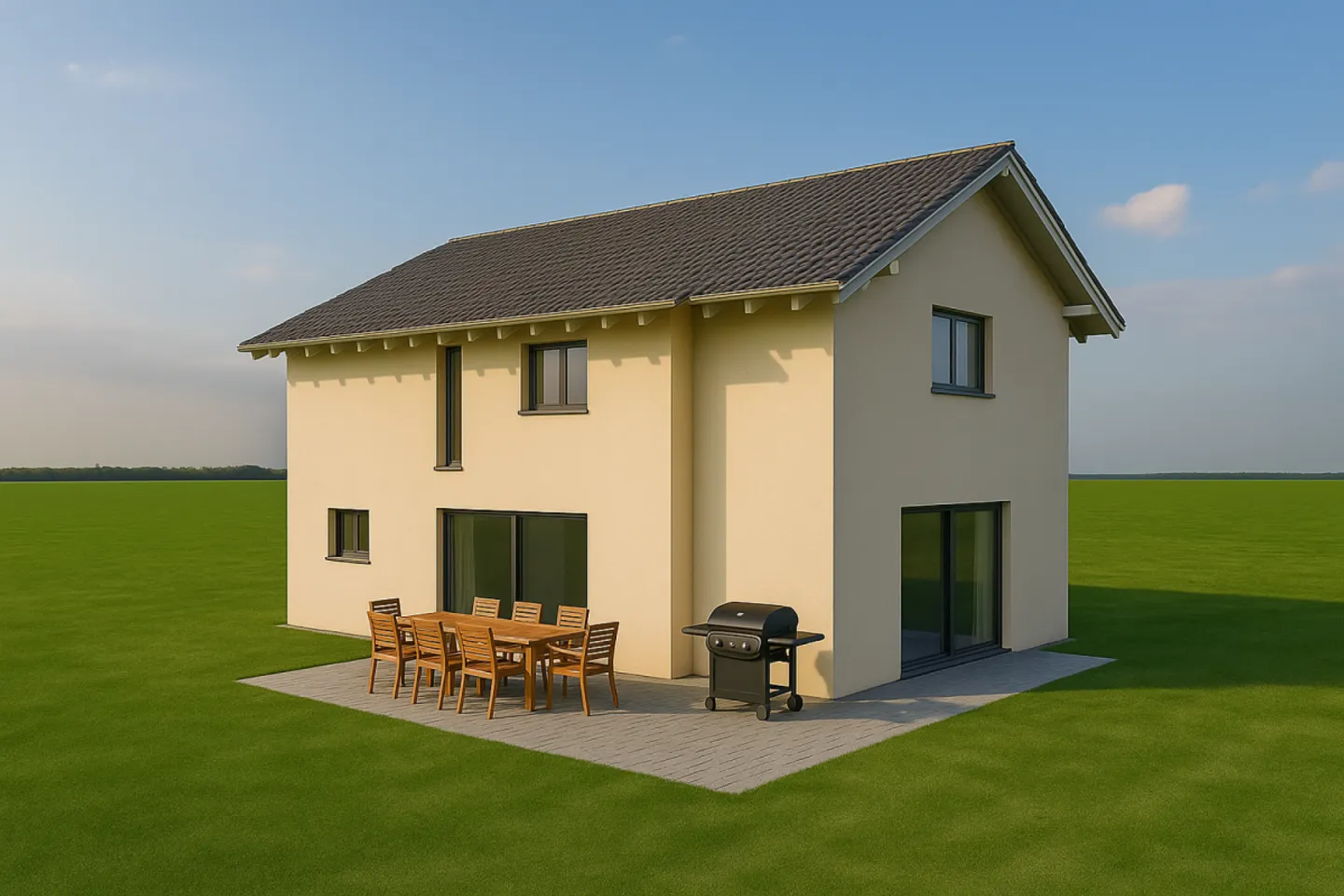 Nuova costruzione, casa unifamiliare di 5,5 stanze in una bella posizione - Foto 2 di 2