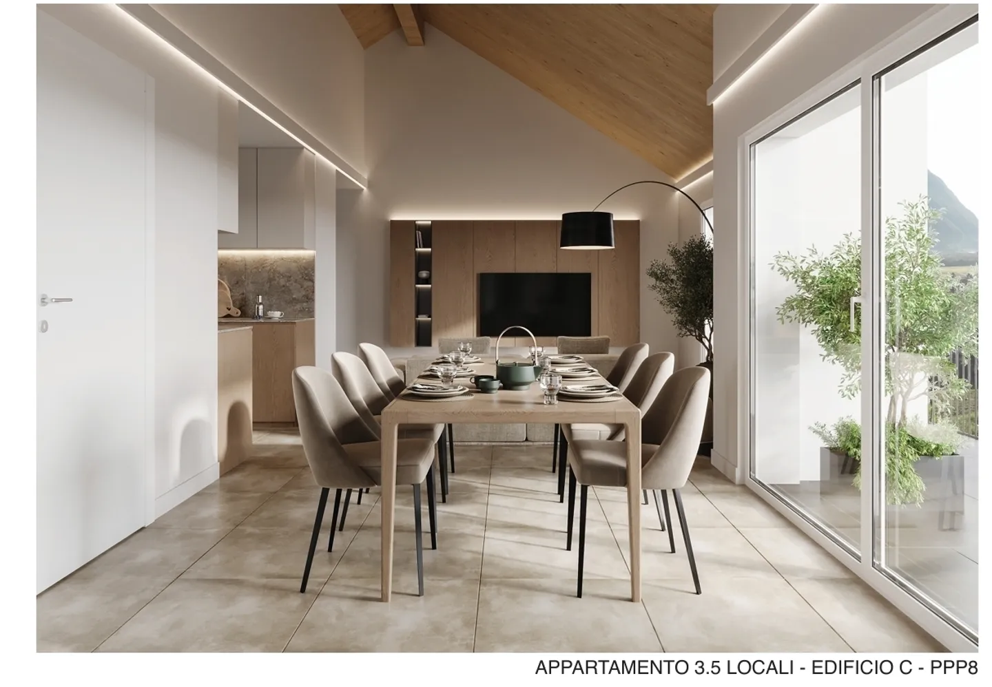 Nouveau complexe résidentiel Sassa à Gnosca - À vendre nouveau 4.5 pièces + studio - Photo 4 sur 6
