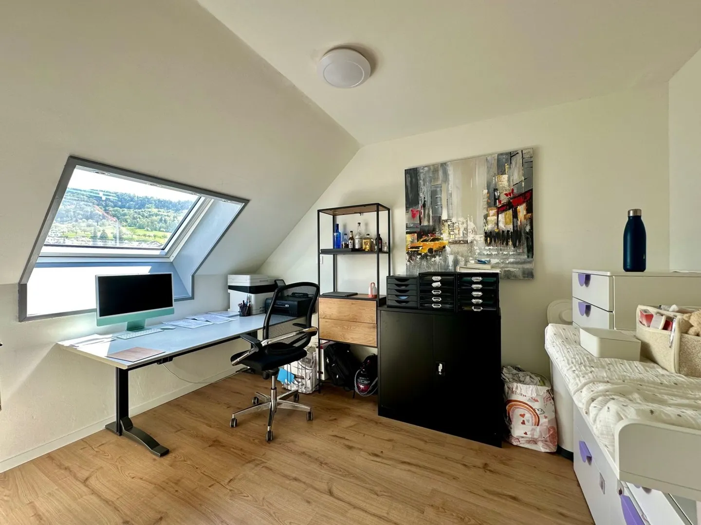 Attico 3.5 camere modernizzato con terrazza vetrata e garage - Foto 8 di 15