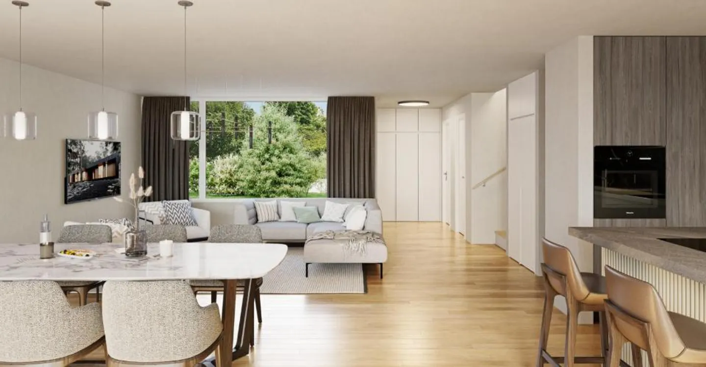 Elegant contemporary villa 5.5 rooms in Corminboeuf - Lot 6 - Photo 3 of 10