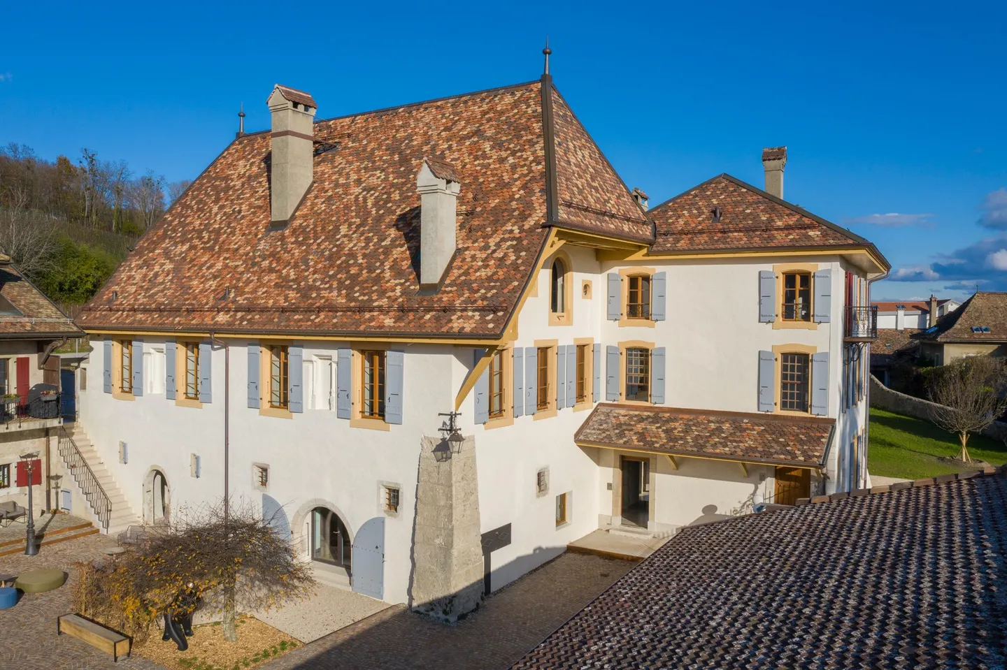 Superbo attico di charme con vista panoramica sul lago e sul Monte Bianco - Foto 20 di 20