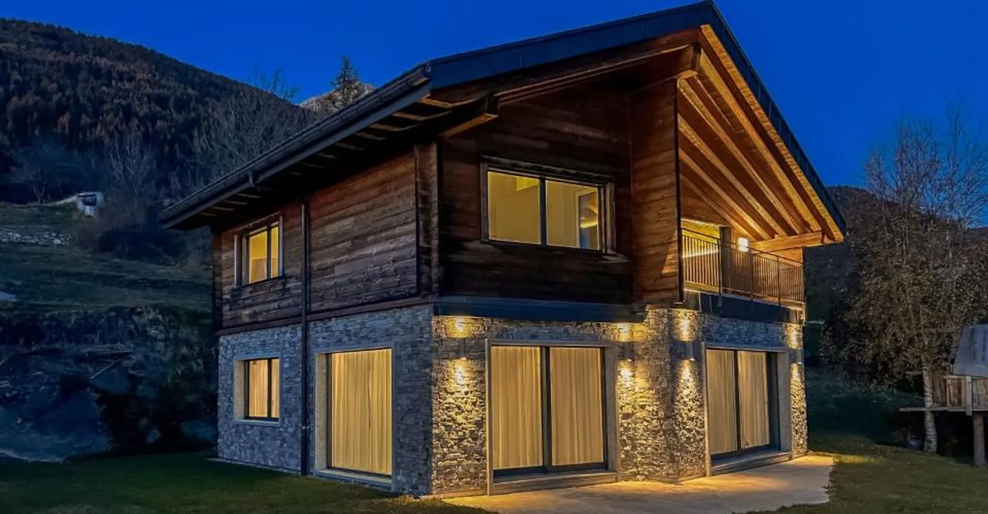 Exklusives Chalet mit Alpenblick - Foto 1 von 12