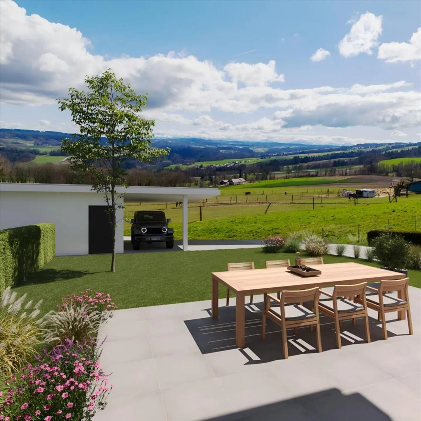 Villa bifamiliare 5.5 stanze a Cronay - Foto 3 di 10