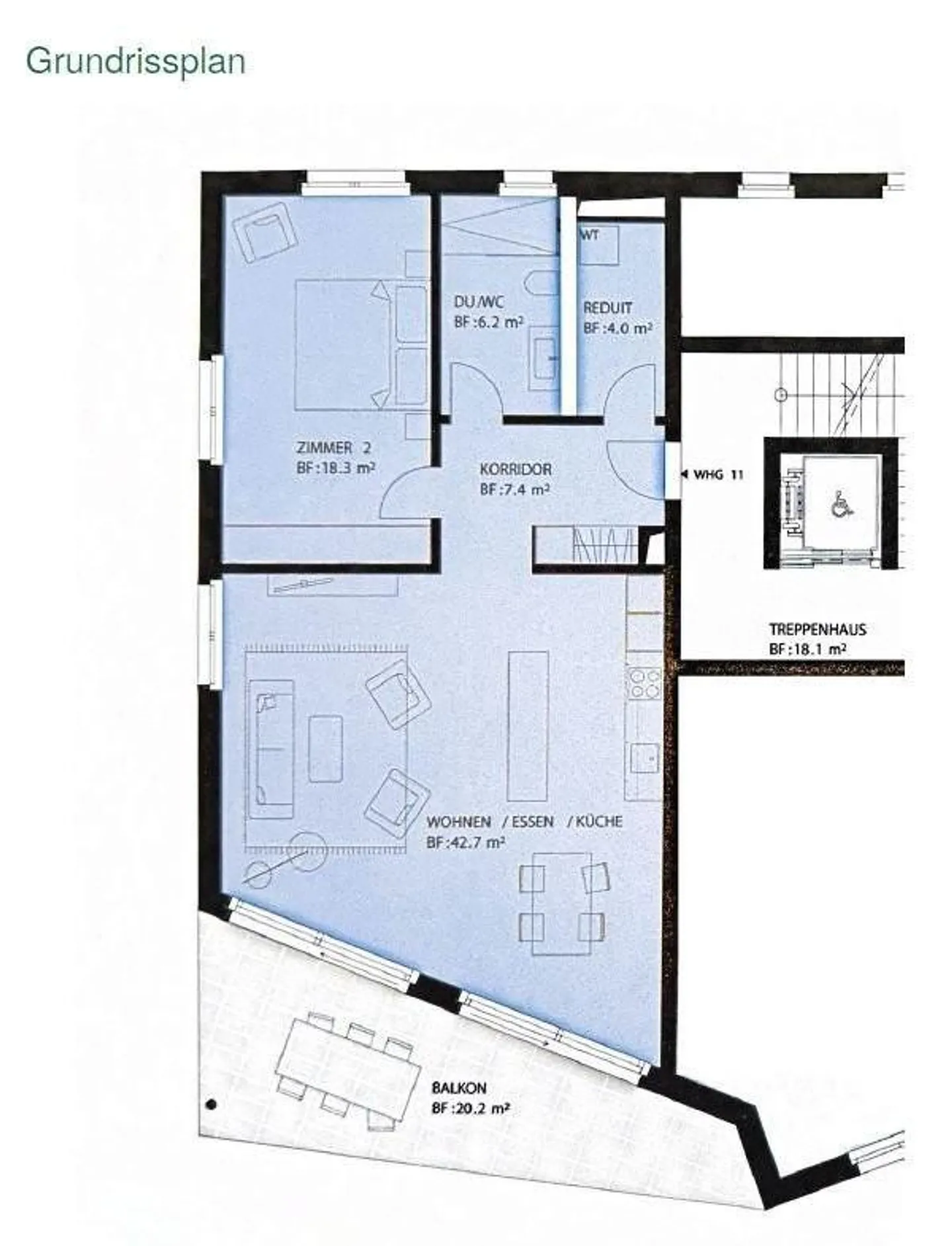 Appartamento 2.5 locali con grande balcone, vita moderna a Vogelsang - Foto 10 di 10