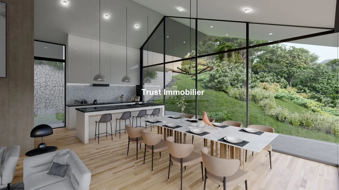 Villa con Permesso di Costruire a Glion - Foto 3 di 7