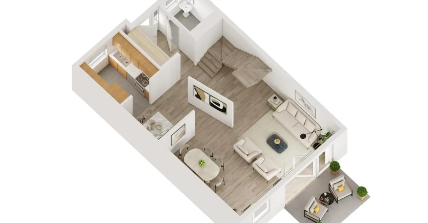 Spacious Duplex Apartment - Photo 6 of 7