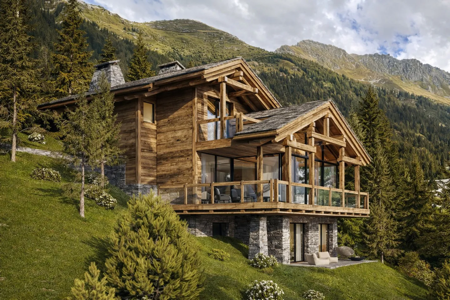 Luxus Chalet in Verbier - Foto 1 von 20