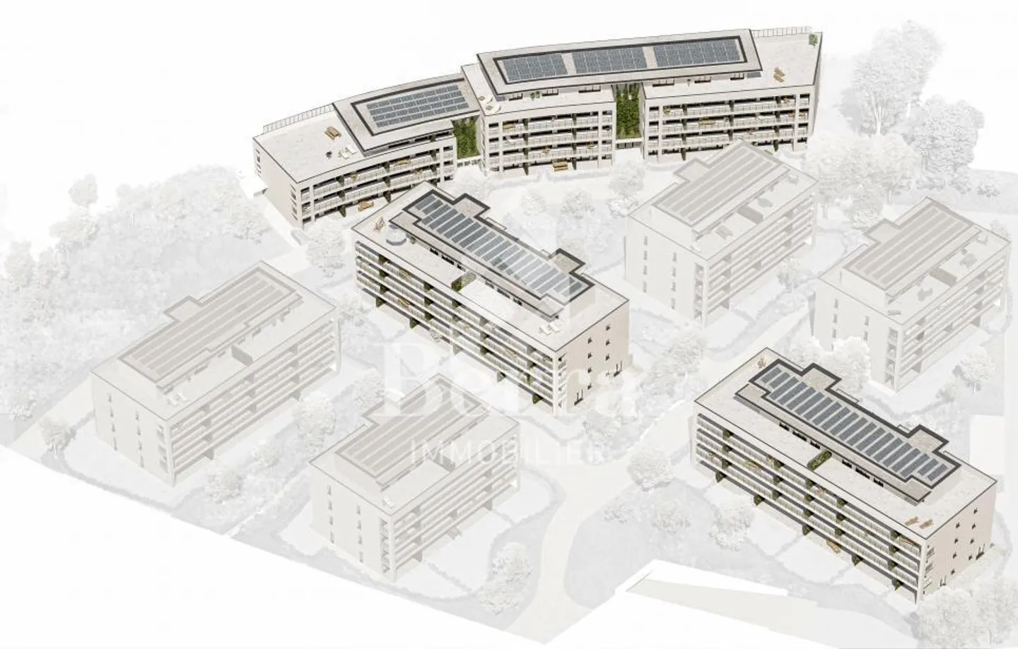 Greenparc Phase I : Ecoquartier à Champsec - Photo 2 sur 13