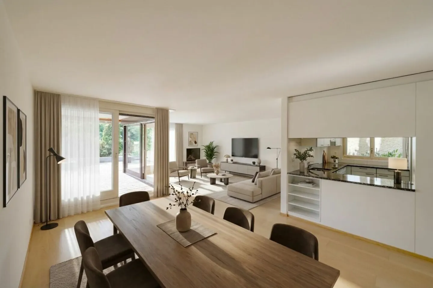 4.5-Room Terrace House in Green with Renovation Potential - Photo 2 of 17