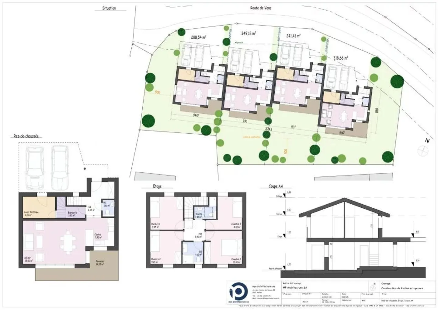 Ville a schiera, nuove, Conthey, ambiente idilliaco, 4,5 stanze, 5,5 stanze, prato - Foto 3 di 3