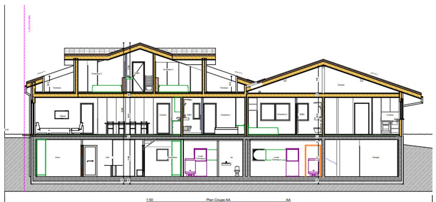Modern terraced house with 3.5 rooms and balcony, Sierre - New... - Photo 8 of 9