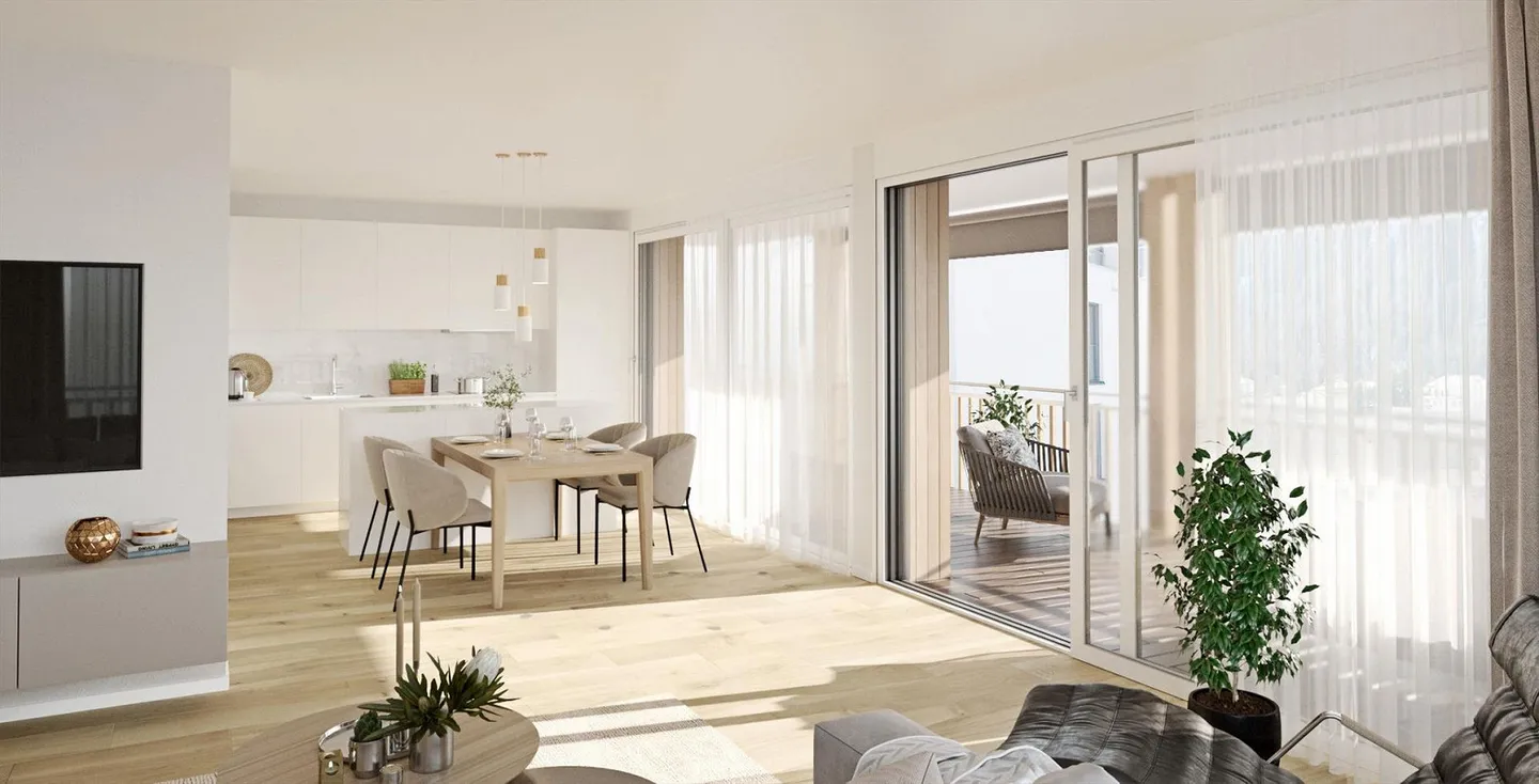 First occupancy: Spacious 5.5-room apartments on the 1st floor in Davos Dorf - Photo 2 of 3